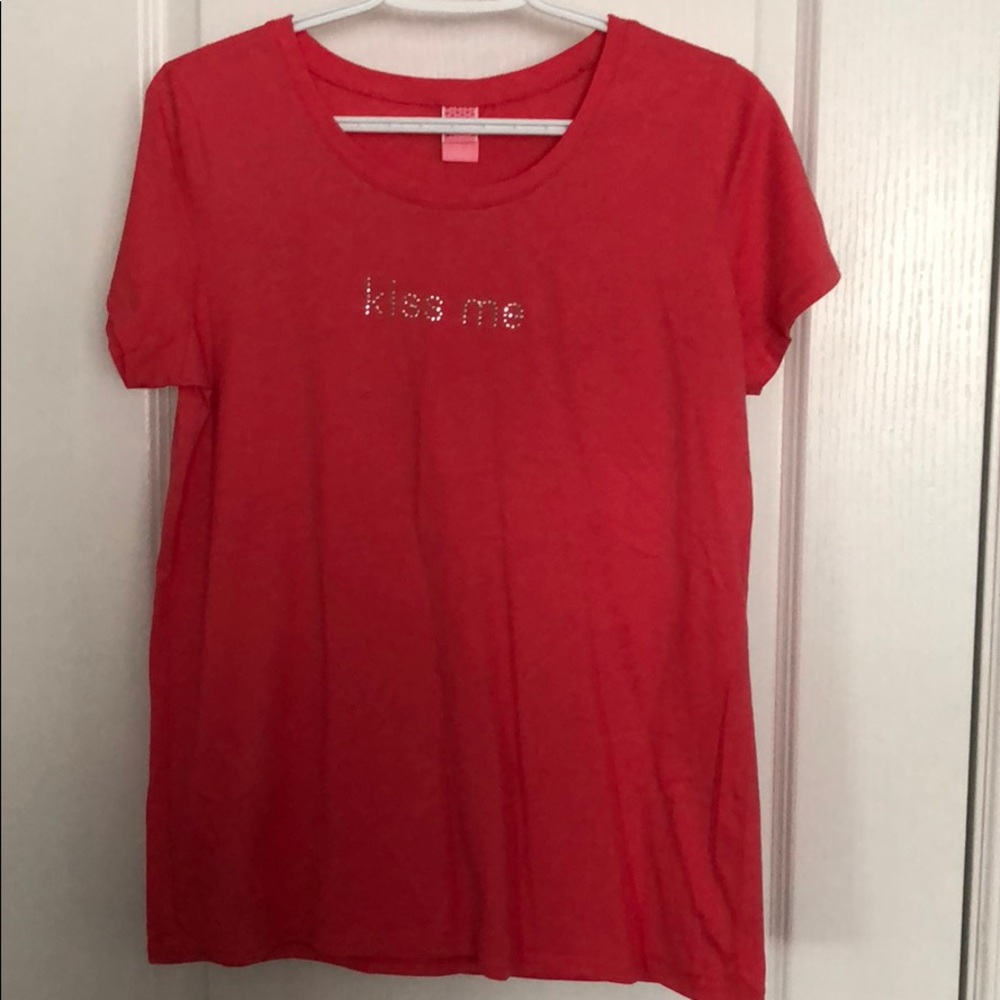 Kiss Me Embellished Tee